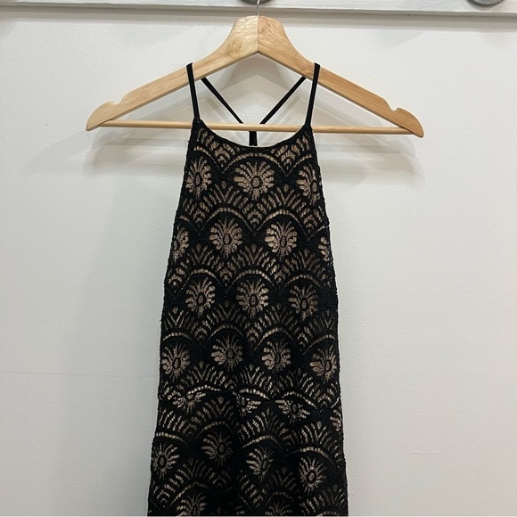 Monteau black lace dress. Like new. - Picture 6 of 13